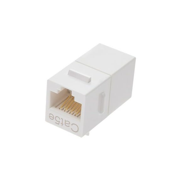 Cat5e Inline Coupler Type Keystone Jack - White (7302)