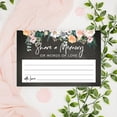 thumbnail image 4 of Koyal Wholesale Share a Memory Cards, Chalkboard Rustic Florals Cards for Wedding, Shower, Life Memories, 4" x 6", 52-Pk, 4 of 5