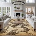 thumbnail image 3 of Farm Chicken Large Area Rugs 5x8 ft Country Rustic Rooster Hen Retro Farmhouse Washable Rug Non Slip Indoor Carpet Absorbent Floor Mat for Living Room Bedroom Dining Room, 3 of 9