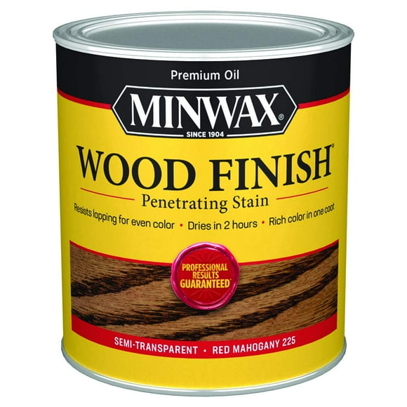 qt Minwax 70007 Red Mahogany Wood Finish Oil-Based Wood Stain