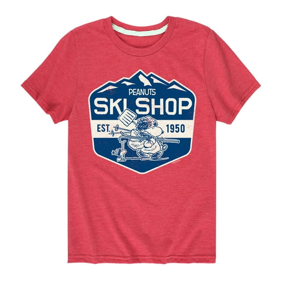 Peanuts - Ski Shop - Toddler & Youth Short Sleeve Graphic T-Shirt