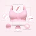 thumbnail image 3 of youha Comfortable Maternity Nursing Bra for Mothers - Seamless, Wireless Design in XL Size, Soft Breathable Fabric with One-Hand Clasp for Easy Feeding, Adjustable Straps and Supportive Underband., 3 of 7