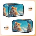 thumbnail image 3 of Fotbe Cloud Cute Hamster for Two Slice Toaster Cover, Fingerprint Protector, Super Soft Appliance Cover And Dust Cover,Bread Dust Cover & Fingerprint Protection, 3 of 7
