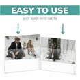 thumbnail image 5 of pbf 6x4 Double Picture Frame | 6 x 4 Acrylic Sign Holder | Horizontal Self Standing Sign Holder | Acrylic Stands for Display | Clear Picture Frame, Menu Table Top Stand, Plastic Flyer Holder (6-Pack), 5 of 6