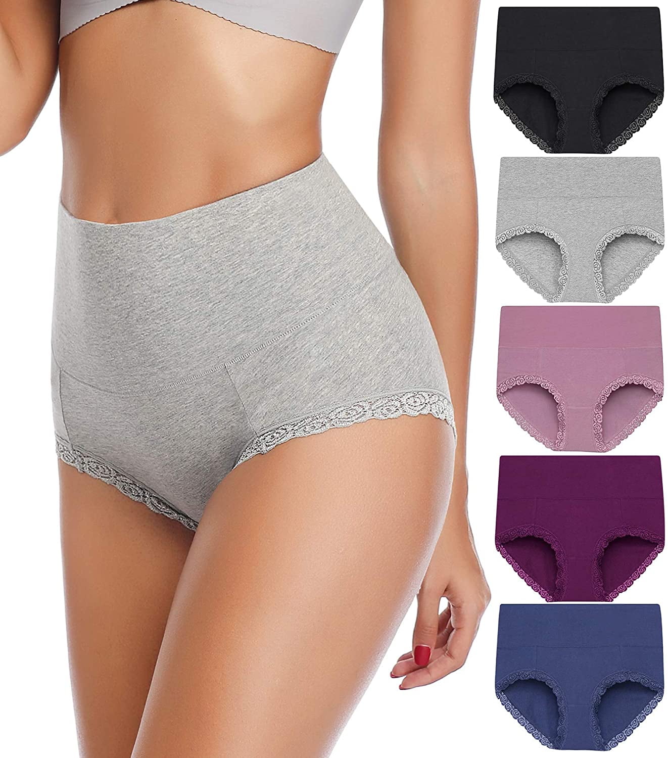 high waist full coverage panties