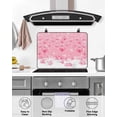 thumbnail image 4 of Large Induction Cooktop Protector Mat Pink Balls Christmas Stove Top Covers for Electric Stove, Christmas Ball Snowflake Xmas Decorative Stove Burner Cover Mats, Glass Top Stove Cover, 4 of 7