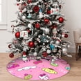 thumbnail image 7 of Lsque Sanrio Print Christmas Tree Skirt, Tree Skirt with Ties or Velcro, Perfect for Holiday Decorations, Halloween, and New Year-48", 7 of 7
