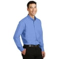 thumbnail image 4 of Port Authority S663 SuperPro Twill Shirt, White, 4XL, Mens Casual Button Down Shirts, 4 of 6