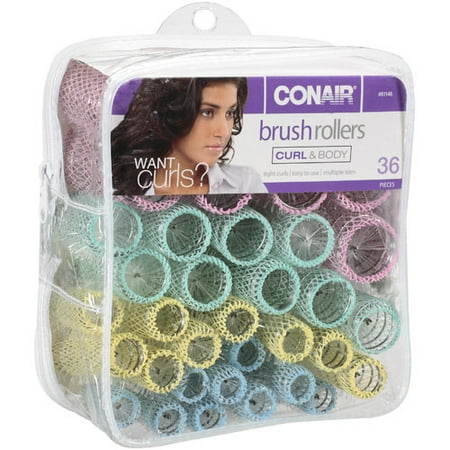 Conair: Curl & Body Brush 61146 Rollers, 36 Ct