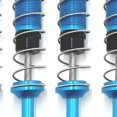 thumbnail image 2 of fastboy Smooth Front Rear Shock Absorber For 1/12 G500 OFF-Road Wear-resistant Accessory Blue, 2 of 6