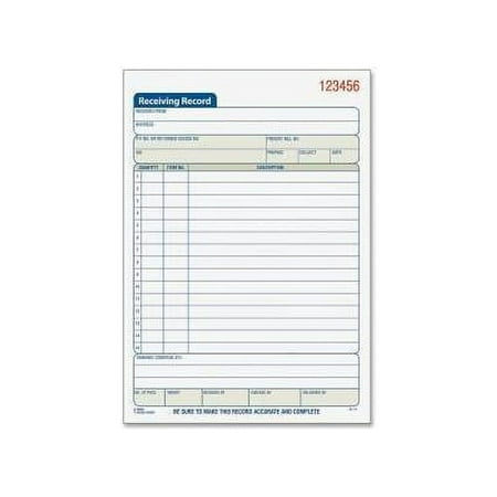 Adams Receiving Record Book