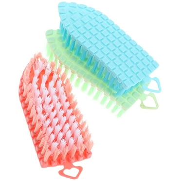 3 Pcs Brush Makeup Nail Cleaning Tool Portable Dust for Nails Ball Plastic
