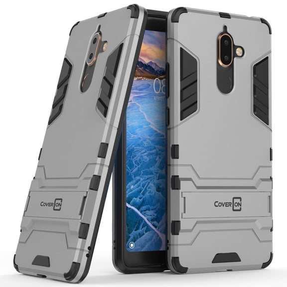 CoverON Nokia 7 Plus Case, Shadow Armor Series Hybrid Kickstand Phone Cover