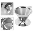 thumbnail image 3 of Ruifaya Coffee Filter Holder pour Over Double Layer Steel Dripper F9X1 Mesh, 3 of 9