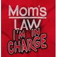 thumbnail image 2 of Moms Law I'm in Charge Funny Quote Womens Plus Size Graphic Zipper Hoodie Brisco Brands 4X, 2 of 5