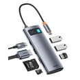 thumbnail image 1 of Hub USB C Baseus 7 en 1 con HDMI 4K @60Hz, 3 USB-A, PD de 100 W, 1 of 7