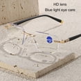 thumbnail image 2 of Nrdde 2025 Latest Model Presbyopic Glasses Blue Light Blocking Men Frameless High De..., 2 of 5