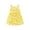 Yellow, variant on Odeerbi 2025 Summer Toddler Baby Girls Sleeveless Sling Dress Graphic Print Children's Clothing