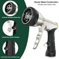 FANHAO Garden Hose Nozzle 100 Heavy Duty Metal Water Hose Nozzle