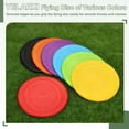 thumbnail image 4 of Uxcell Soft Flying Disc, Sports Flying Discs All Ages Outdoor Flying Disc Training Playing Lightweight Durable 6 Pcs & 7" & Green-Fitting For(Beach/Backyard/Lawn/Park Camping Game), 4 of 6