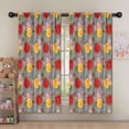 thumbnail image 5 of Pioneer Flower Floral Print Pattern Teens Curtains,Teens Insulated Curtains Set Of 2,Bedroom Essentials,Toddler Room Decor 52"x63", 5 of 5