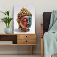thumbnail image 5 of Buddha Head Sculpture Canvas Wall Art，Zen Garden Decor for Living Room Bedroom Yoga Studio, 5 of 8