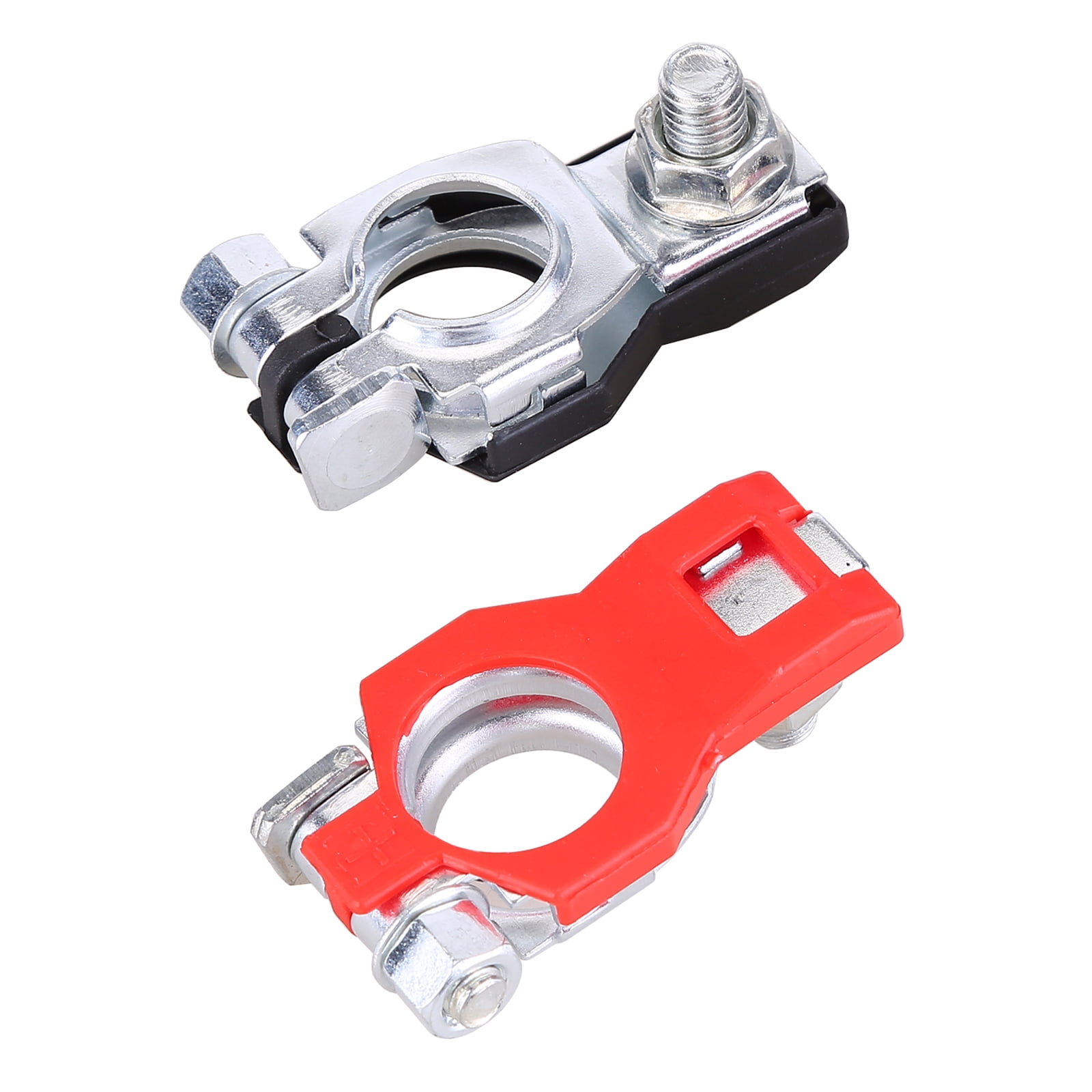 Gsuatey 2pcs Car Battery Terminal Connectors Universal Car Battery Terminal Clamp Clip