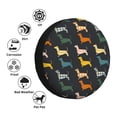 thumbnail image 5 of Xecao Plaid Dachshund for Tire Covers: Waterproof, dust-proof, and universally fitting for trailers, SUVs, 5 of 8