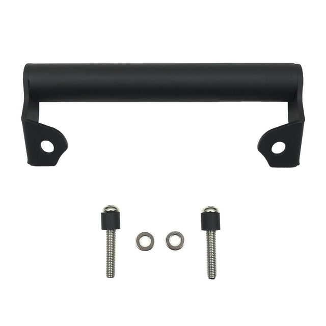 Soporte de navegación para motocicleta, soporte de para teléfono, extensor de manillar negro de acero inoxidable, soporte de teléfono para shamjiam Soporte de navegación