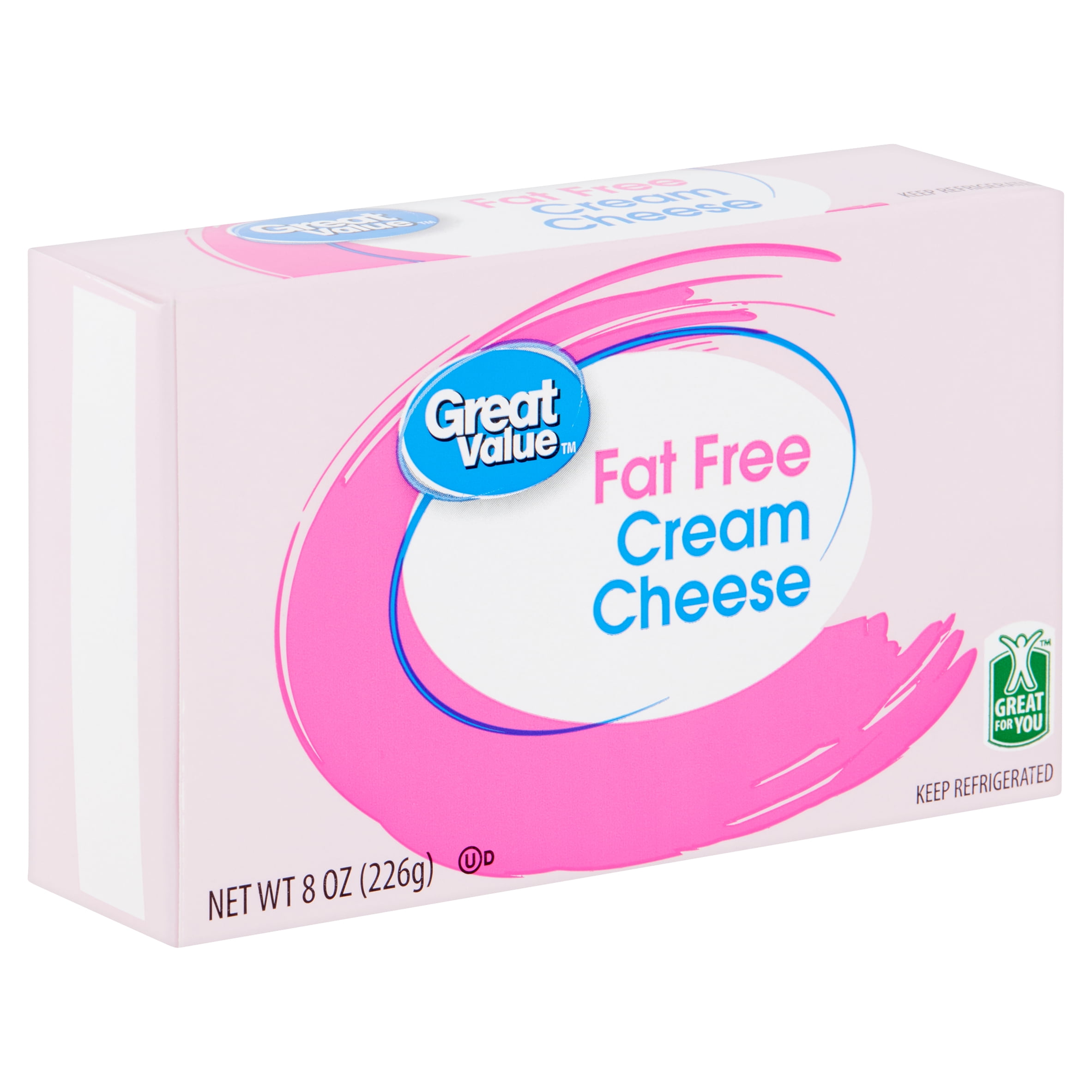 Great Value Fat Free Cream Cheese, 8 oz – BrickSeek