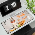 thumbnail image 3 of Trick or Treat Afghan Hound Funny Mummy Cosplay Pumpkin Candy Basket Desk Mat Full Keyboard Mouse Pad Dog Lover Large Mousepad - 12016, 3 of 5