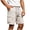 White, variant on Riecok Men Cargo Shorts with Pockets Elastic Waist Drawstring Quick Dry Workout Shorts Solid Summer Hiking Clothes