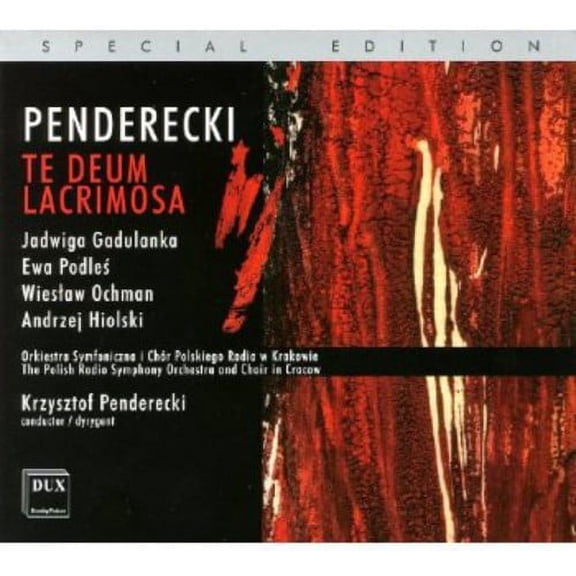K. Penderecki - Te Deum / Lacrimosa - Music & Performance - CD