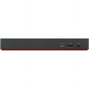 Lenovo ThinkPad Thunderbolt 4 Workstation Dock - for Workstation, Monitor, Notebook - 230 W - Thunderbolt - 4 Displays Supported - 4K, 8K - 3840 x 2160, 7680 x 4320 - 4 x USB Type-A Ports - USB Typ...