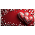 thumbnail image 2 of Valentine's Day Heart Love Backdrop Banner Romantic Flower Design Wedding Photo Props Party Decorations Background Event Display, 2 of 4