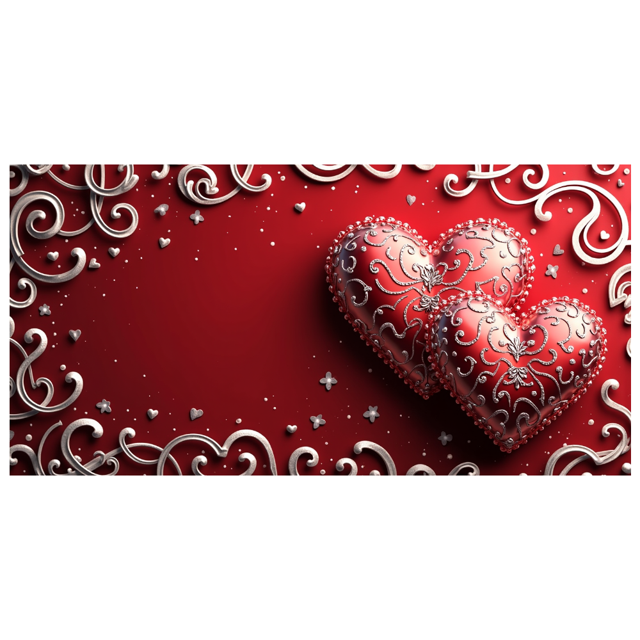 Valentine's Day Heart Love Backdrop Banner Romantic Flower Design Wedding Photo Props Party Decorations Background Event Display