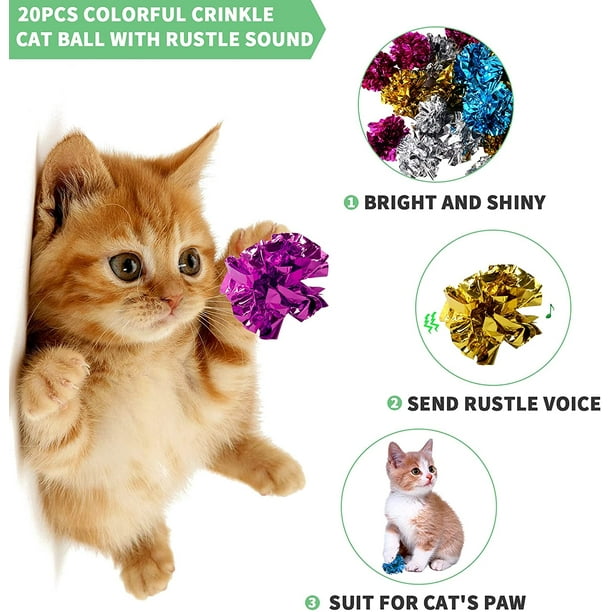 Mylar cat clearance balls