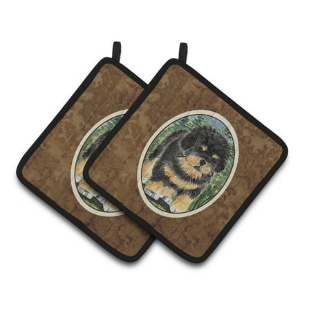 

Carolines Treasures SS8031PTHD Tibetan Mastiff Pair of Pot Holders 7.5HX7.5W multicolor