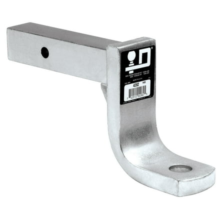 Reese 4282 Class V Trailer Hitch Ball Mount - 12,000 lbs. GTW, 1.25" Ball Hole, 9.5" Length, 5" Rise, 6" Drop, Zinc