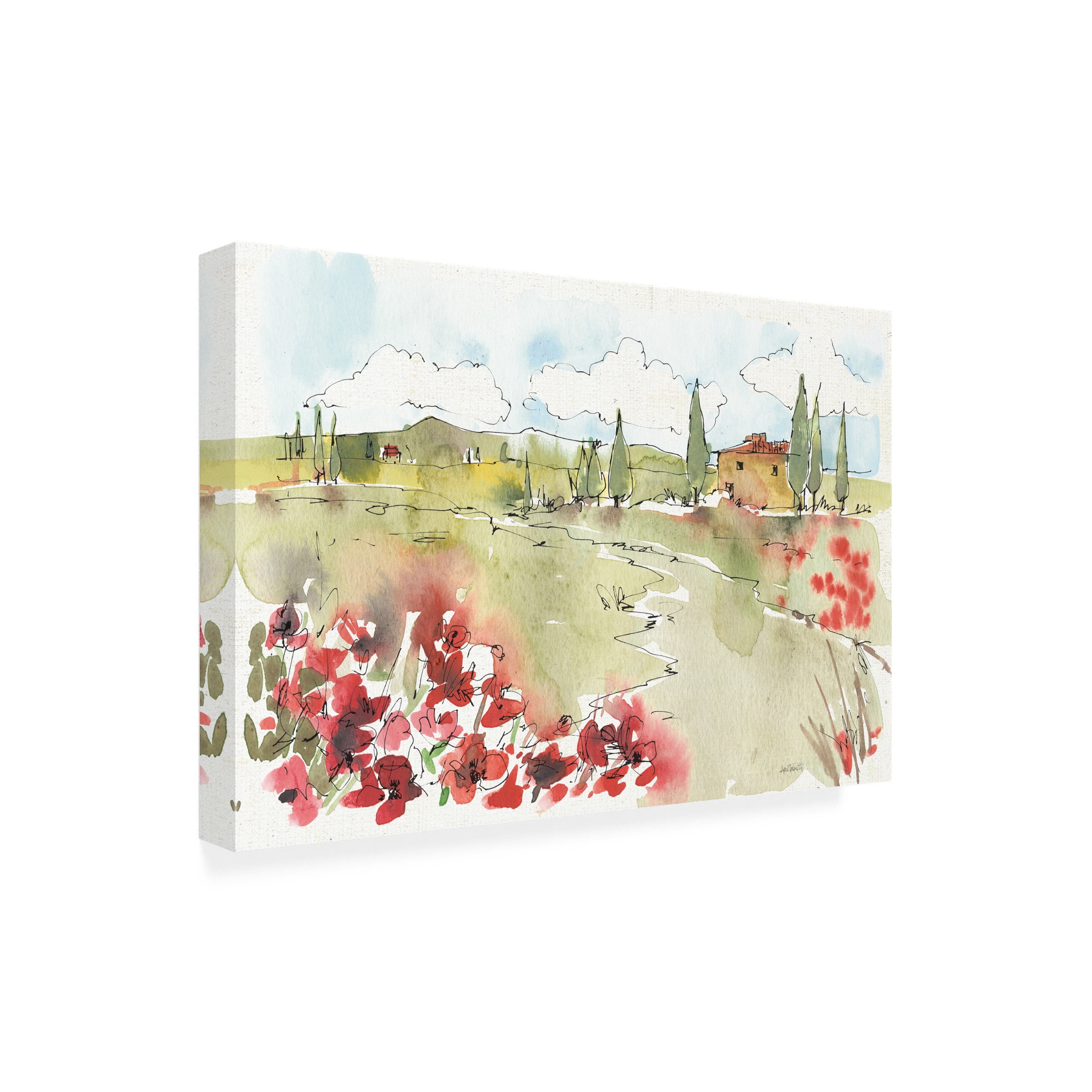 Anne Tavoletti 'Tuscan Elegance II' Outdoor Canvas 30x35