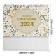 thumbnail image 2 of Xihbxyly Ofertas de Hoy Calendar Escritorio En Inglés 2024 Calendar Escritorio En Stock Refuerzo Doble Capapara Apariencia Hermosa y Atmosférica Duradera, 2 of 2