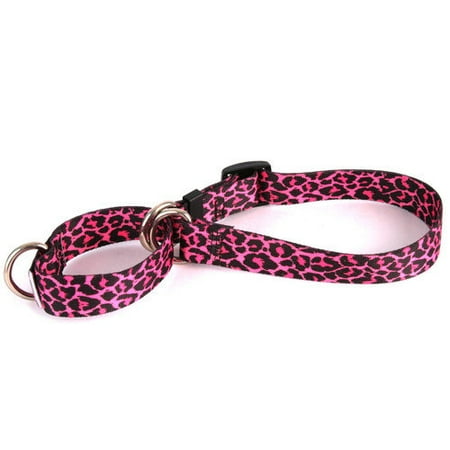 Yellow Dog Design M-LPNK100XS Leopard Pink Martingale Collar - Extra Small