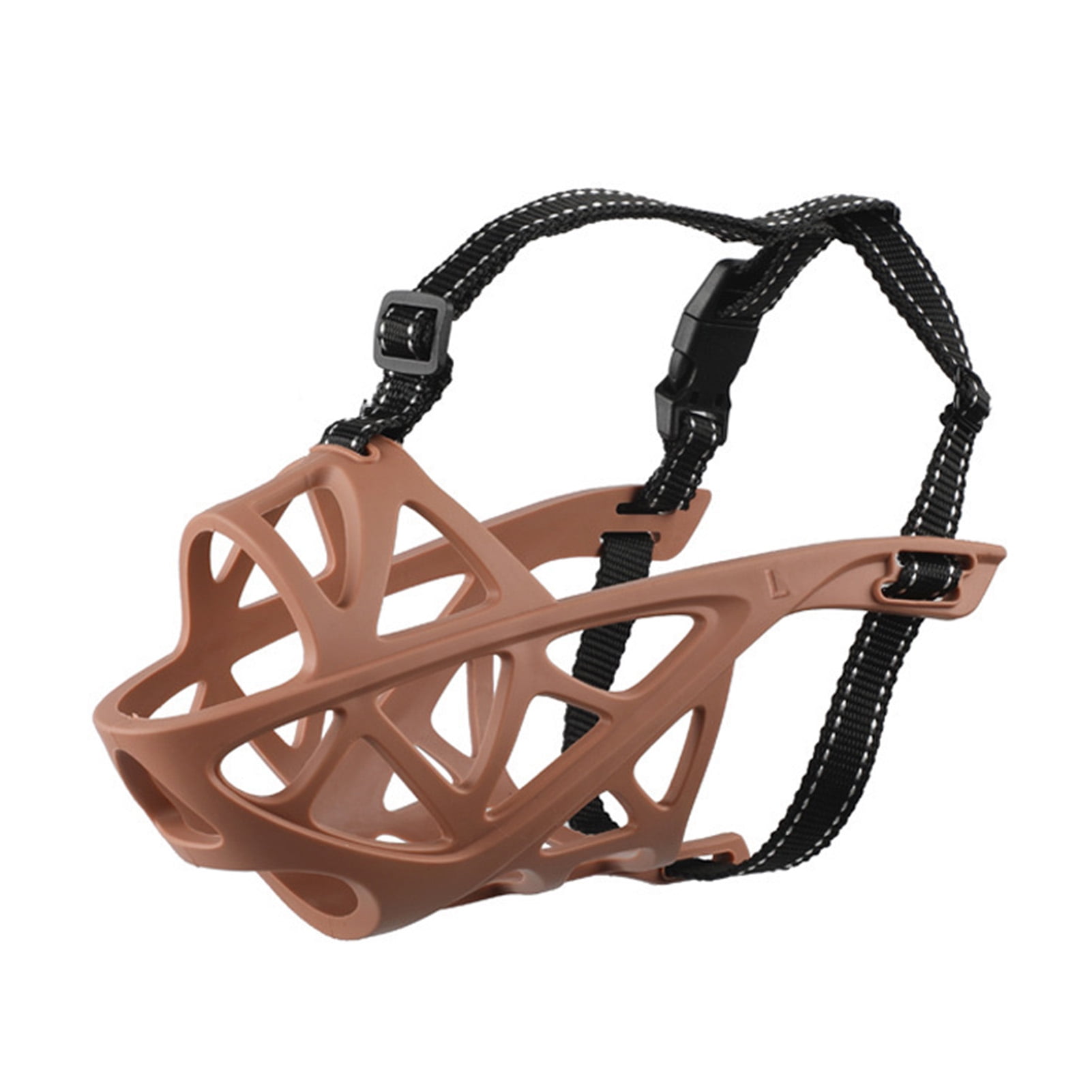 Dog Muzzle Tearresistant Grille Adjustable Antibite Anti Chewing Dog