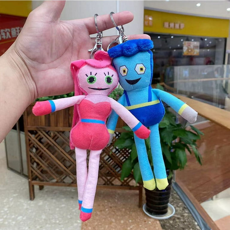 DIYFUN 7.9in Plush Toys, Mommy Long Legs Plush Horror Game Stuffed Doll  with Keychain 