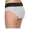 thumbnail image 2 of Women's Warner's 5609J No Pinching. No Problems. Hipster with Lace Panty (White Cute Dot Print M), 2 of 2