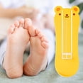 thumbnail image 2 of Clearance! 1Pcs Practical Children Online Chart Tools Devices Device with Yellow Feet Toddler Foot Black and Infants Shoes Sizer Shape Sizing Buying Measurement Measurer Size Gauge Kid Yellow, 2 of 9