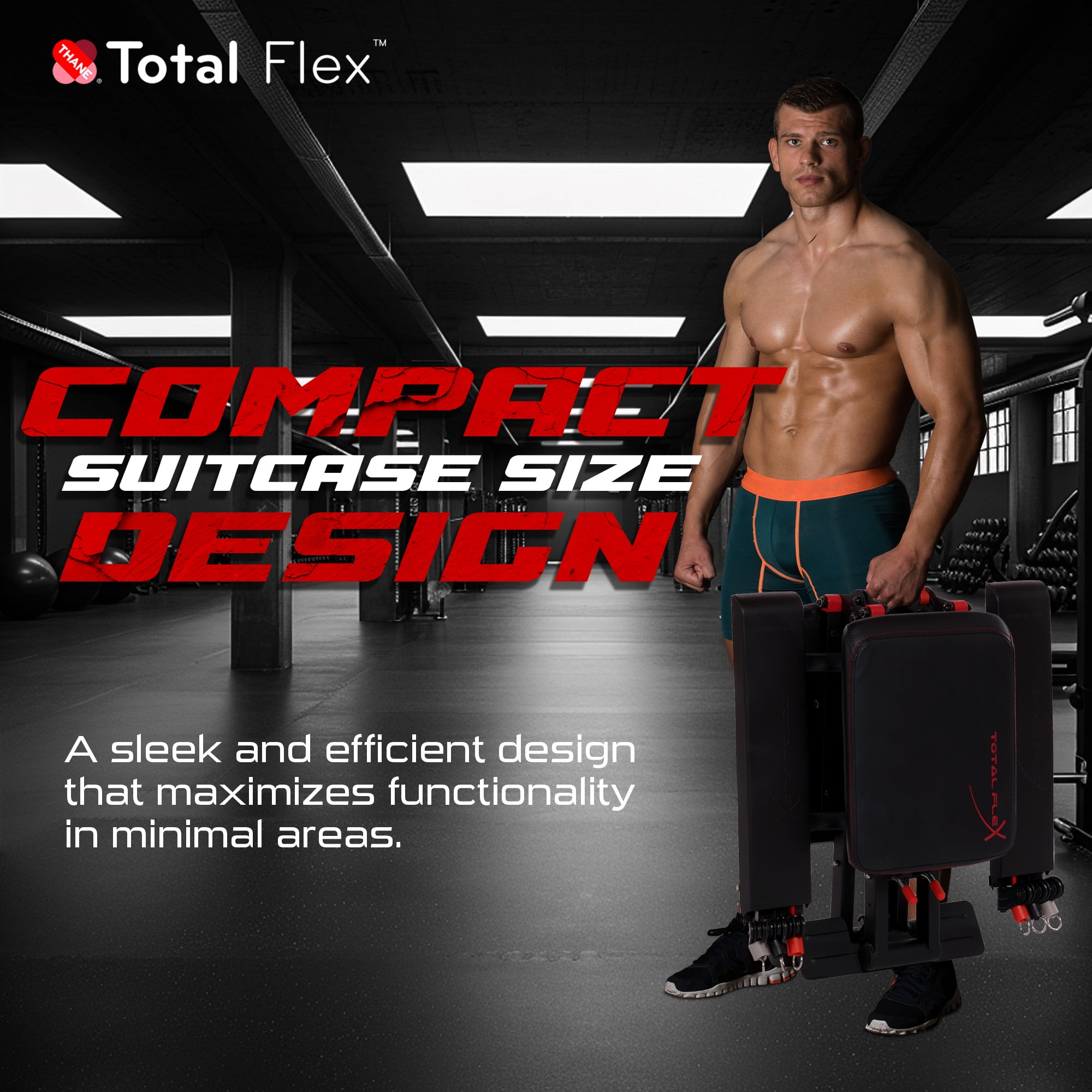 Total Flex L with Pro Pack Adjustable Foldable Weight Bench – Home