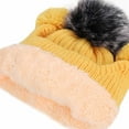 thumbnail image 6 of Girls Sherpa Earflaps Hat Kids Winter Hat Beanie Fuzzy Peruvian Hat 2-4 Years, 6 of 6