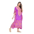 thumbnail image 6 of Women's Plus Size Kaftan Dresses Boho Long Maxi Dress Ladies Casual Hippie Kimono Sleeve Loose Caftan Online, 6 of 8