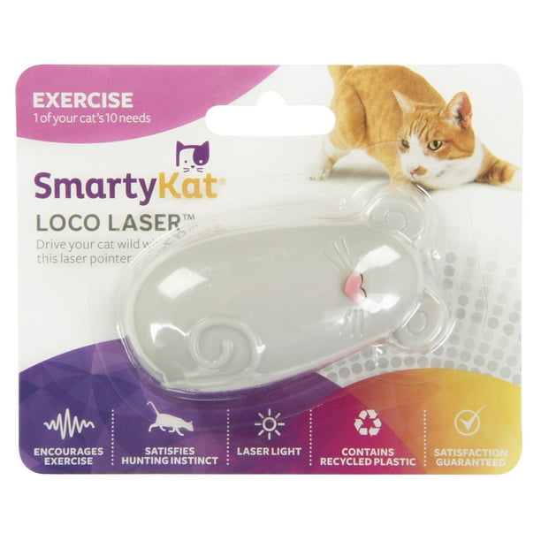 SmartyKat Loco Laser Electronic Light Cat Toy - Walmart.com